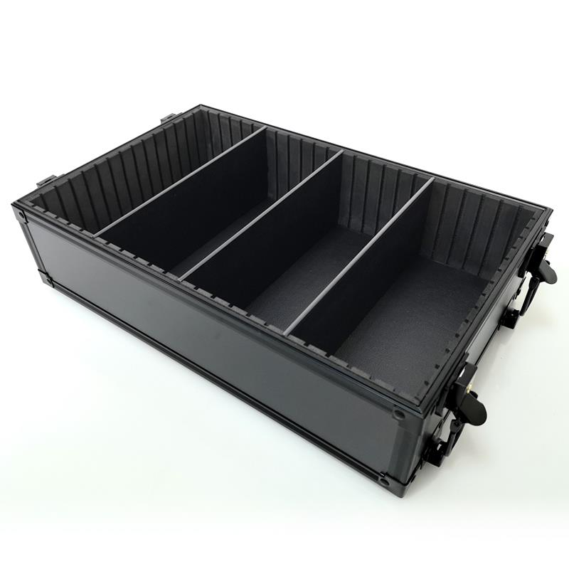 妆百纳带灯镜子专业拉杆化妆箱跟妆师大号容量美甲纹绣工具扩展层