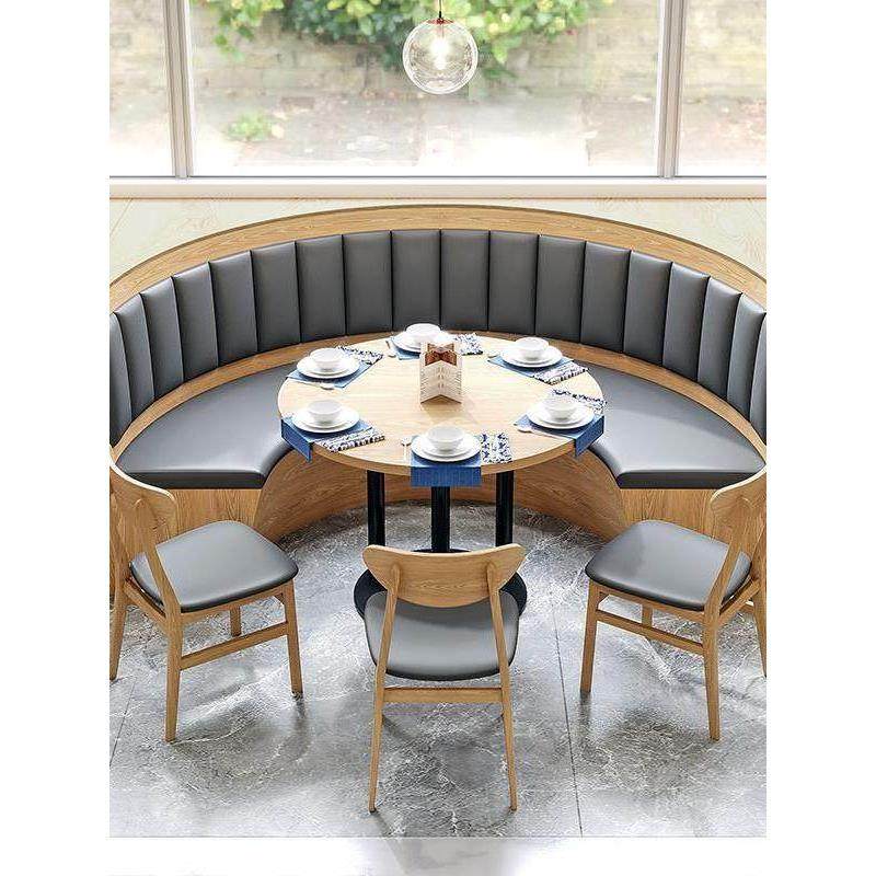 餐饮火锅店酒店餐厅半圆形摊位定制餐饮吧烧烤店墙亭沙发桌椅组合,住宅家具,岩板餐桌,淘宝优惠券,粉丝福利购,淘宝优惠卷