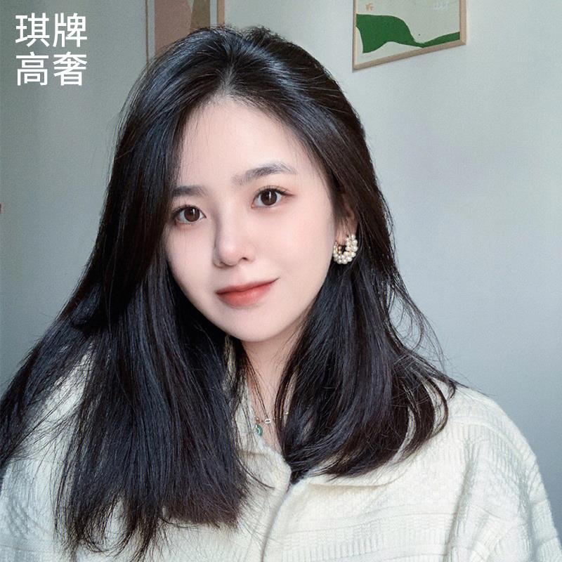 琪牌假发片女仿生膜23*23大发碗补发长发真人发隐形头顶无痕增发