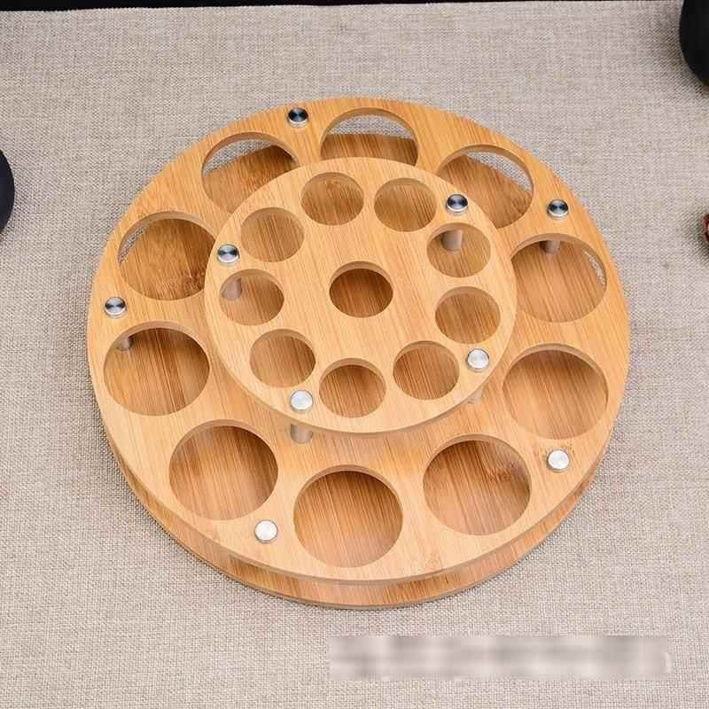 家用分酒器一口杯专用收纳层架套装创意托 托盘竹木制白酒杯架子,餐饮具,白酒杯,淘宝优惠券,粉丝福利购,淘宝优惠卷