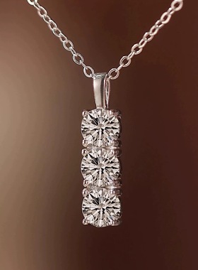 高定轻奢爆款三生三世简约小众吊坠项链男女款送女友情人节礼物07