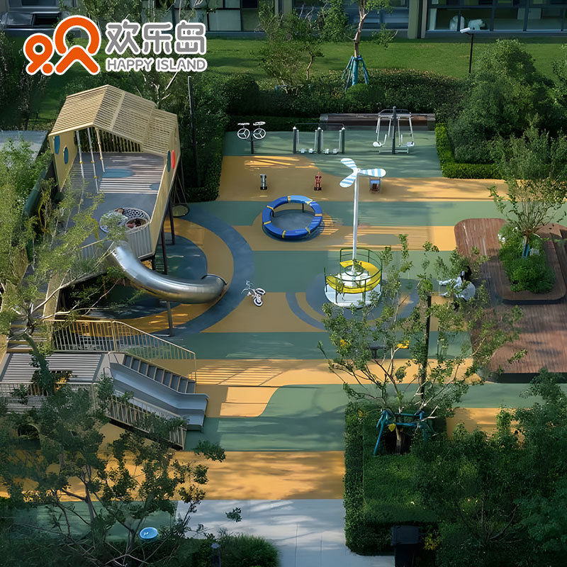 户外儿童健身器材房地产小区游乐园组合滑梯定做大型游乐设备厂家