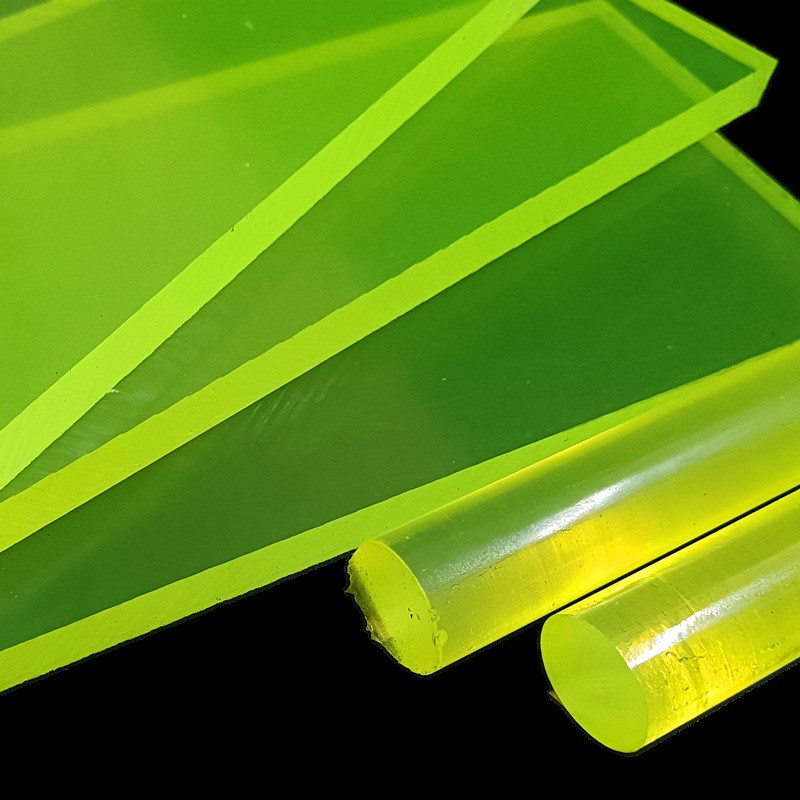 聚氨酯板加工PU棒耐磨牛筋板优力胶板减震板防撞条刀模垫板PU方块