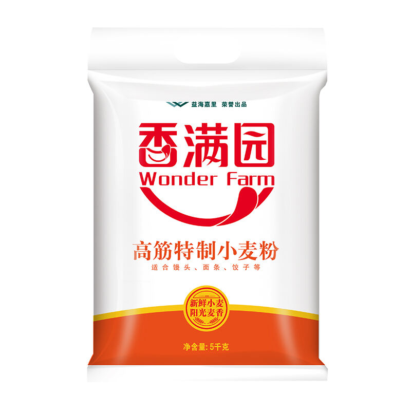 香满园面粉高筋特制小麦粉5kg/袋10斤包子饺子馒头烘焙原料优质,粮油调味/速食/干货/烘焙,面粉/食用粉,淘宝优惠券,粉丝福利购,淘宝优惠卷