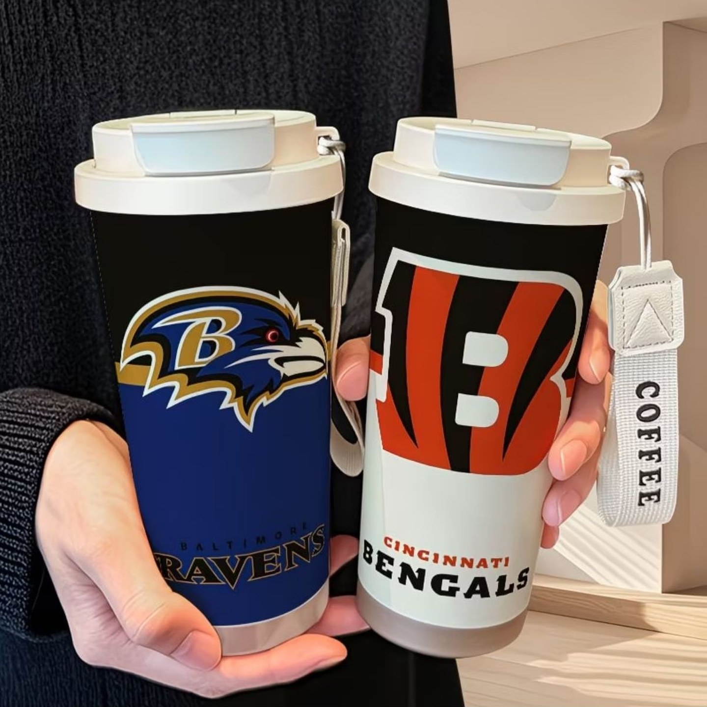 橄榄球NFL球队周边保温杯