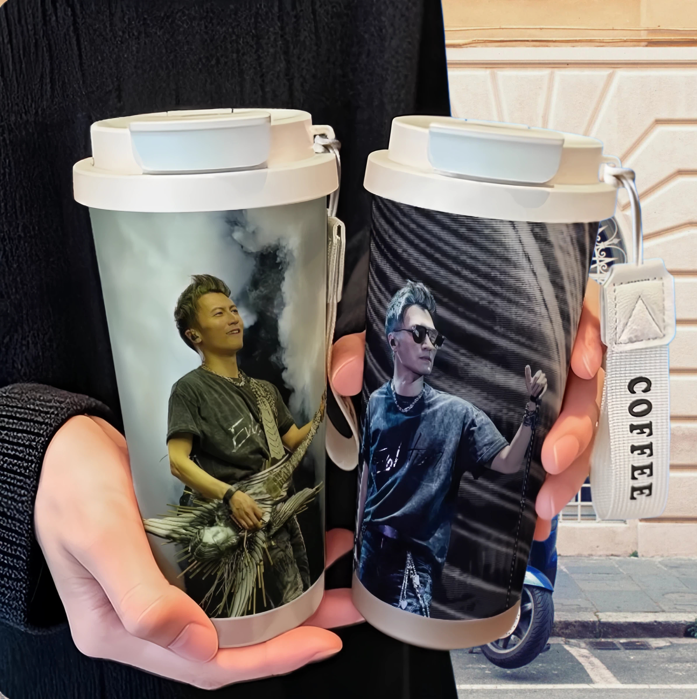 谢霆锋明星帅气手办周边保温杯