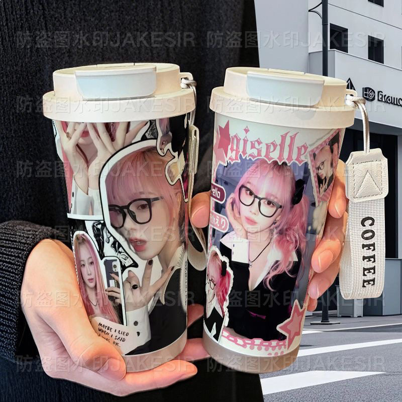 吉赛尔美女手办周边保温杯316