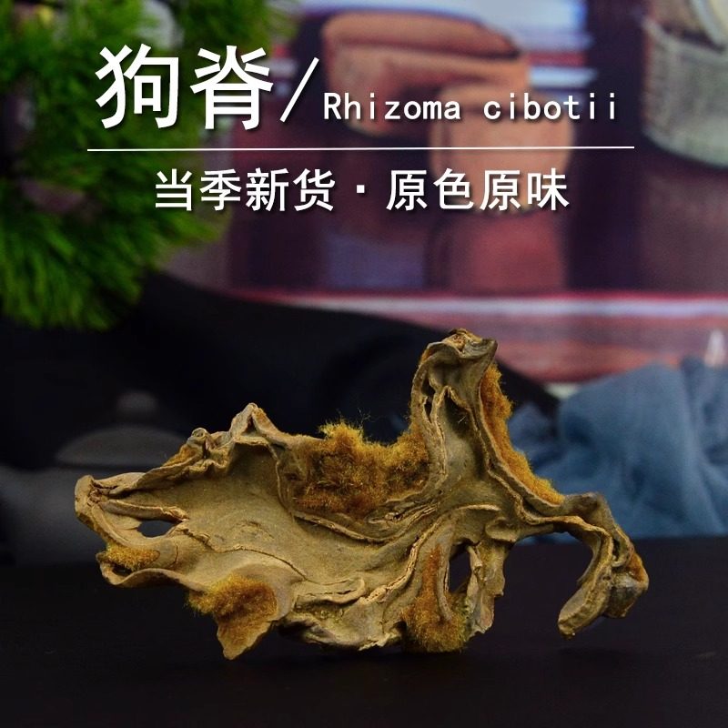 狗脊中药材简旋律正品金毛狗脊粉强脊扶筋非野生烫炒黄狗脊