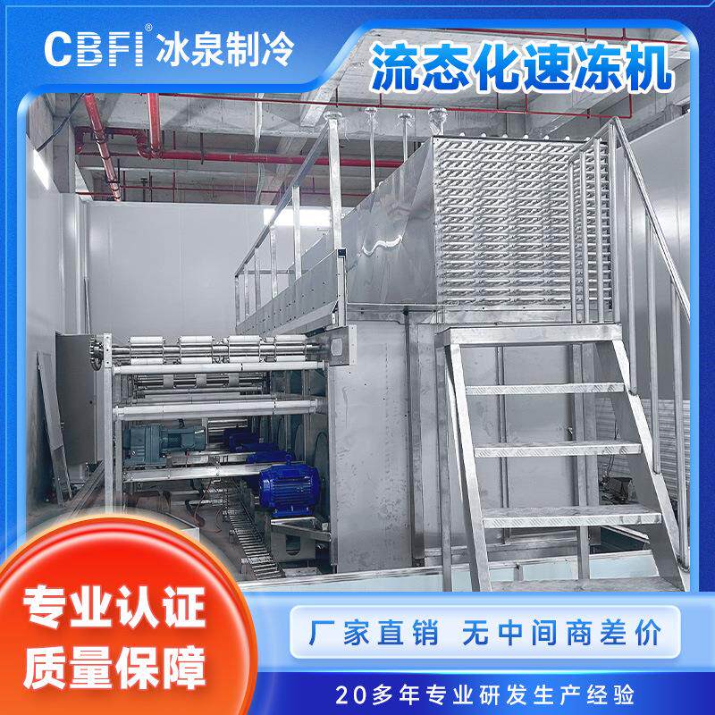 流态化速机水果IQ3F227单速冻冻设体备蓝莓/草莓速冻生产线-5℃