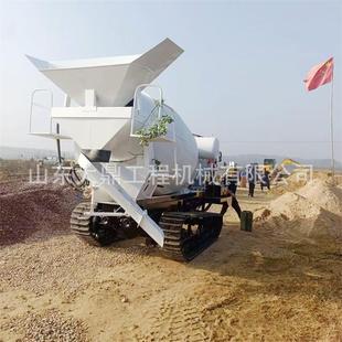 3方混凝土搅拌机 崎岖山路水泥罐车 履带式 商混运输车
