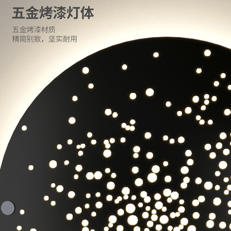 现代金属铁艺壁饰客厅沙发背景墙轻奢艺术装饰品圆形创意壁挂带