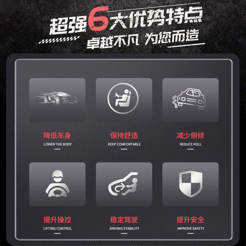 适用思域短簧改装八代九代十代雅阁飞度GK5凌派锋范时韵RN3短弹簧