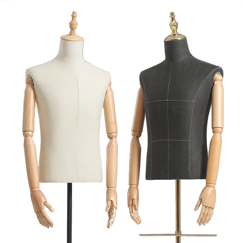模特道具男韩版半身台模西服礼服全身拍照展示服装店衣架金属底座