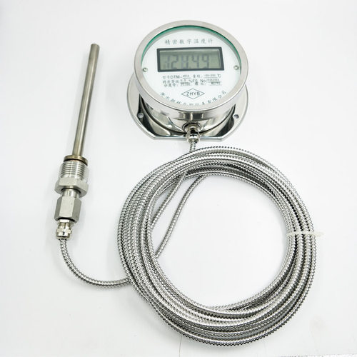 DTM491A数显温度计PT100铂电阻探头高精度可过检工业温度表测温仪
