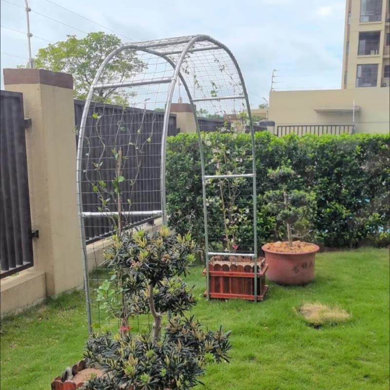 园艺拱门花架庭院爬藤架植物防锈百香果月季绿植楼顶支架丝瓜蔷薇