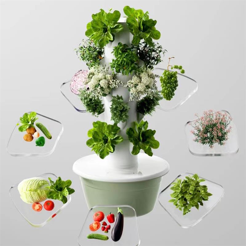 家庭自动种菜水培设备 智能水培塔种植机 无土栽培蔬菜种植箱