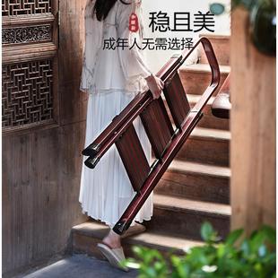 和顺新家用加厚折叠梯子室内多功能便捷人字梯五步铝合金伸缩楼梯