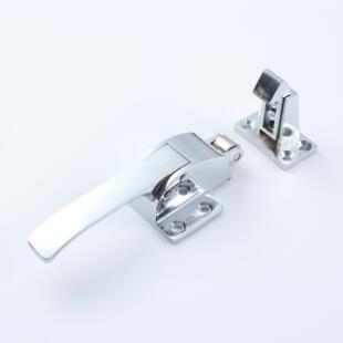 A03把手烤箱锁拉手平门把手锁冷库门搭扣1061工业烘箱彩钢门锁