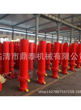 自油筒缸前四后卸八翻斗车用前顶式套缸4T-E159*4车节5节多级伸缩