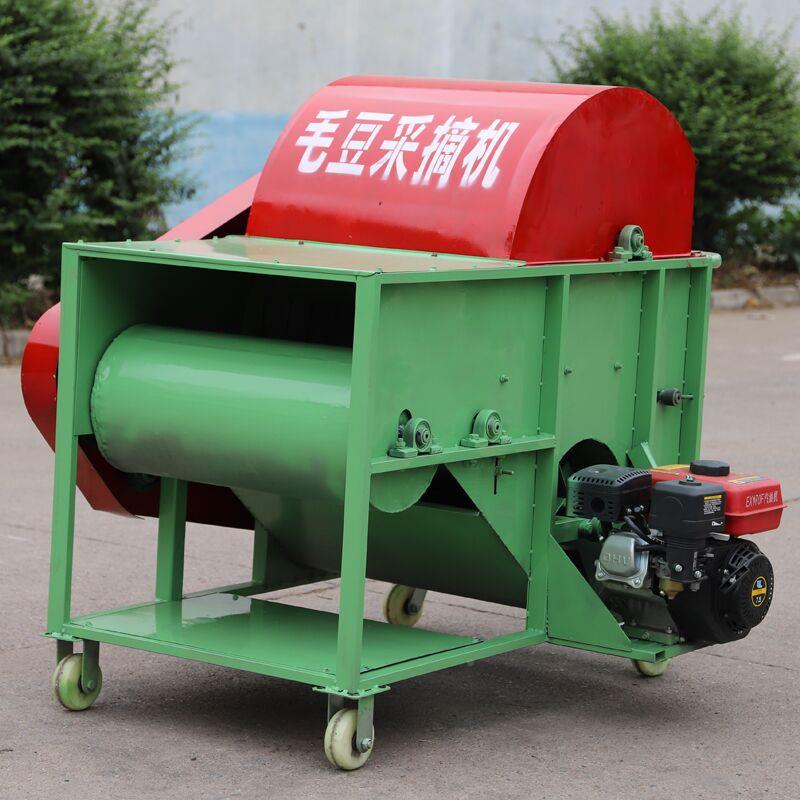 节型鲜毛豆ILY脱荚机 油电豆的两用毛采摘机型能号 电机带摘毛豆