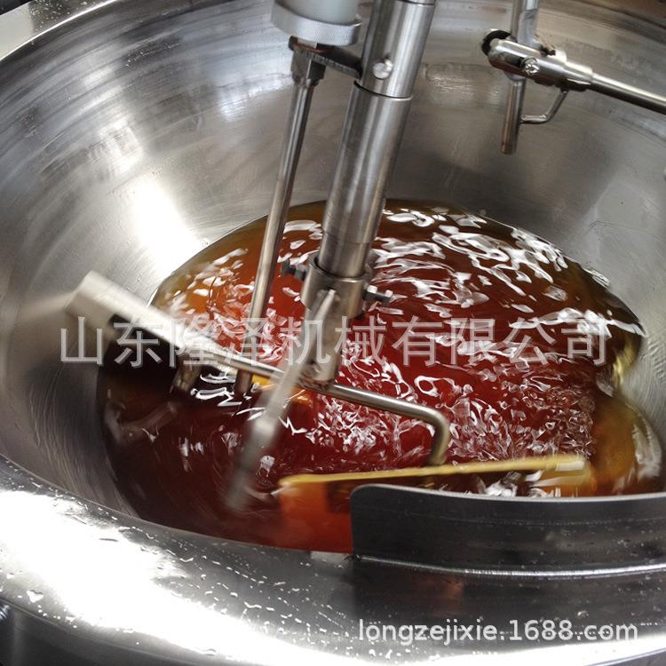 电磁自动酱工料搅拌lz-dc锅 方便面酱料包炒锅 大料型酱加设炒备