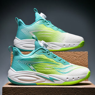 篮球鞋男鞋夏季透气鞋初中生女生运动鞋男鞋实战鸳鸯旋转扣大童鞋