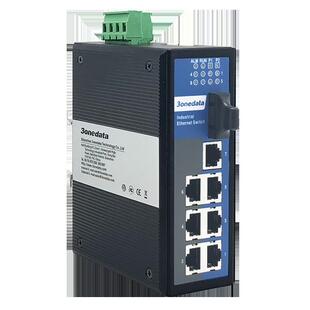 三旺IES318 IES318-1F IES318-2F 8路非网管工业以太网光电交换机