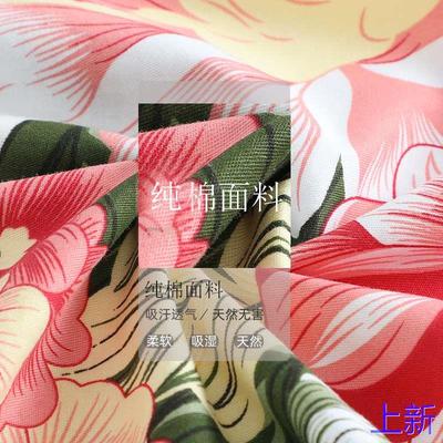 印花纯棉汗蒸服女款和服日式风情田园侣开衫足浴SPA按摩桑拿新款