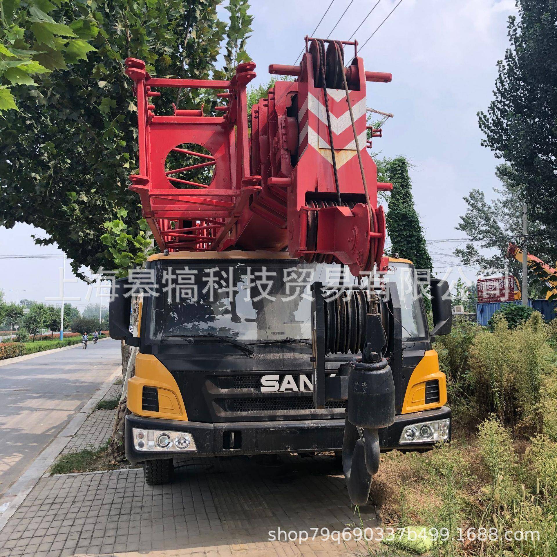 50吨STC500汽车吊五节臂吊机吊车大型吊机出口