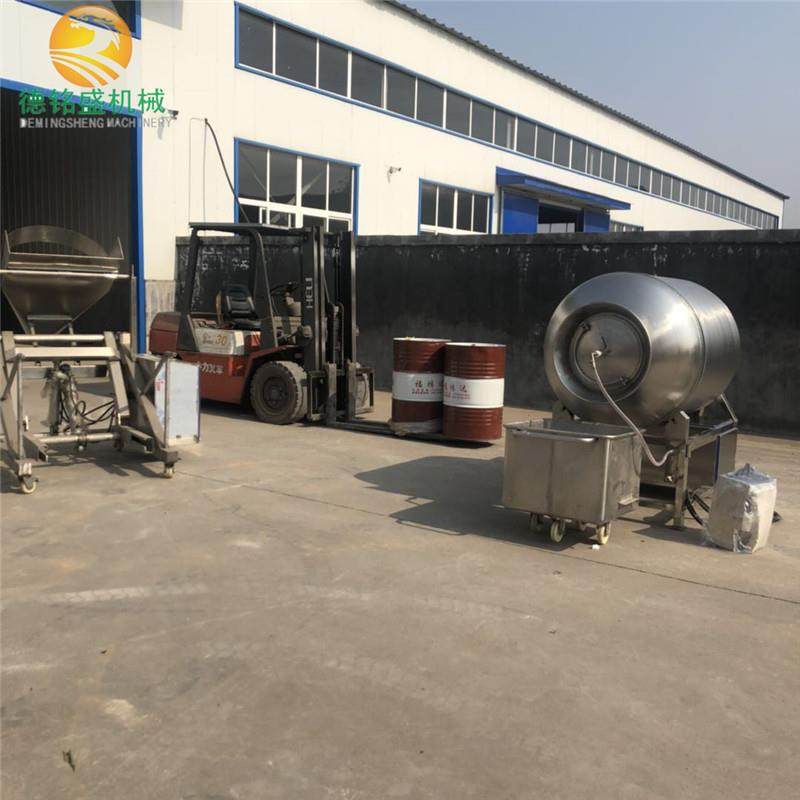 多功能麻辣豆干腌制滚揉机200L牛肉块入味机器真空滚揉机
