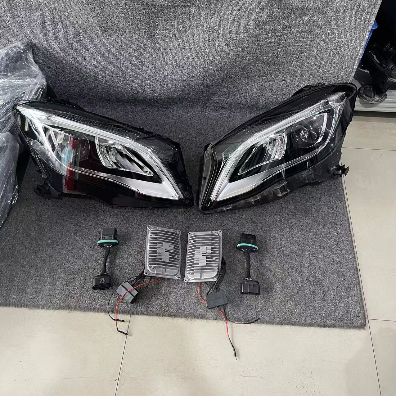 适用于奔驰GL400 S500 E300 gla220 b200 c200ML350 前大灯总成