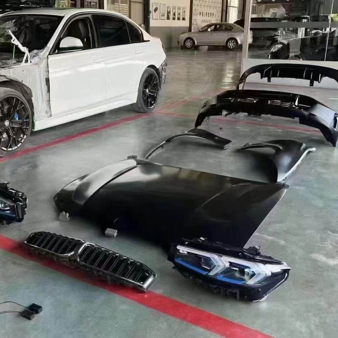 适用13-19宝马3系F30F35改装大包围M3C雷霆RA大嘴款MT前后保险杠