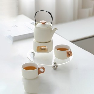 观沏 提梁壶家用煮茶炉底座加热温茶器温茶炉保暖冬季 暖茶咖套装