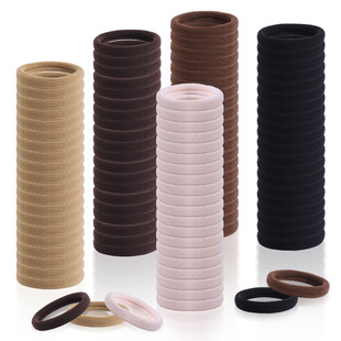 咖色系毛巾圈无接缝 高弹力发圈 直销现货 亚马逊热卖