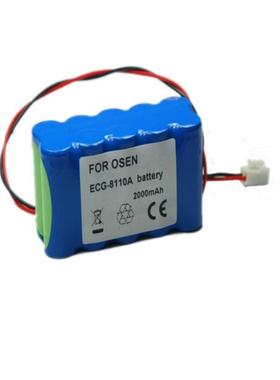 适用奥生OSENAECG-8110BATECG-8110AECG-8130A心电图机电池