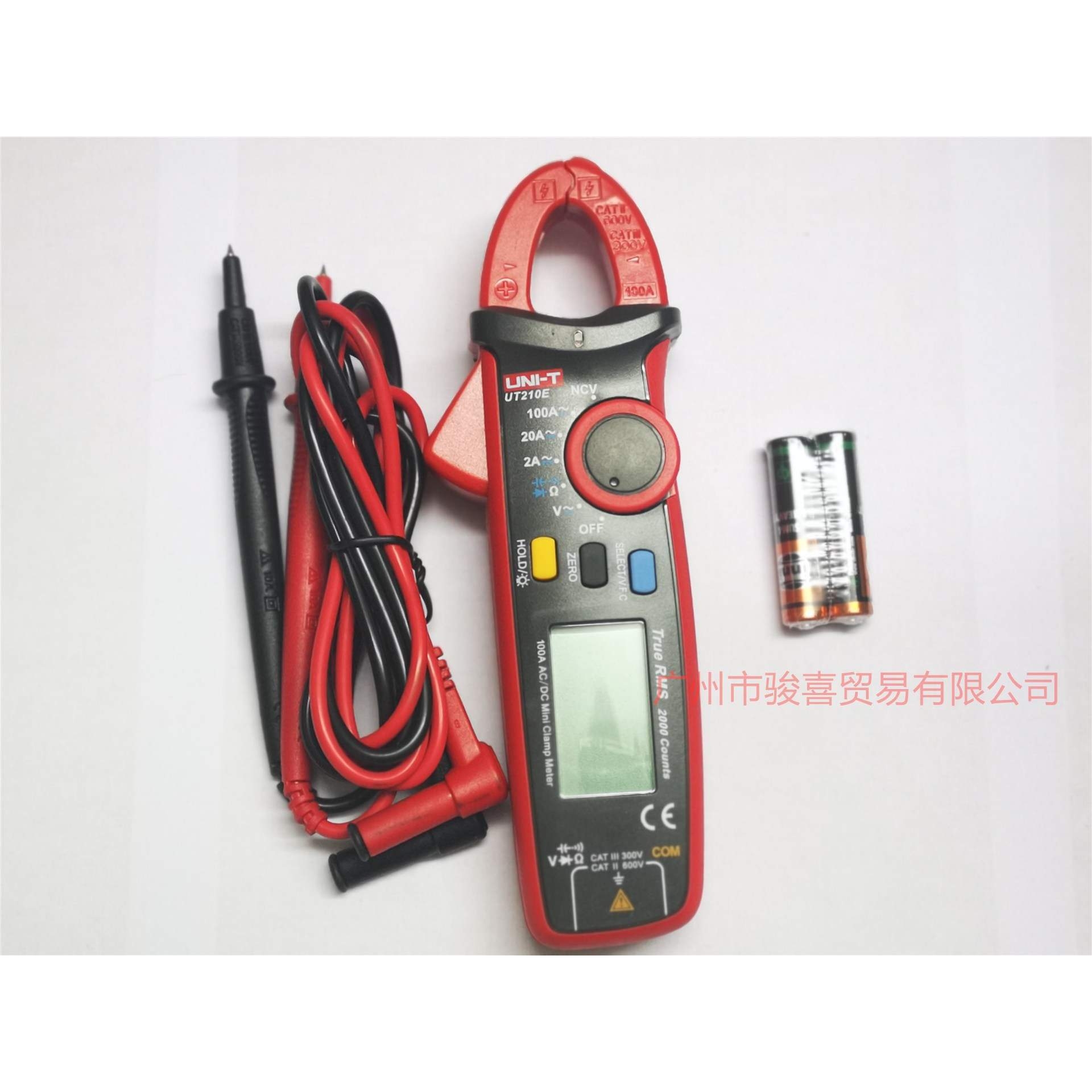 优利德钳形表UT210E/UT210D迷你数字钳形万用表交直流电流表钳型
