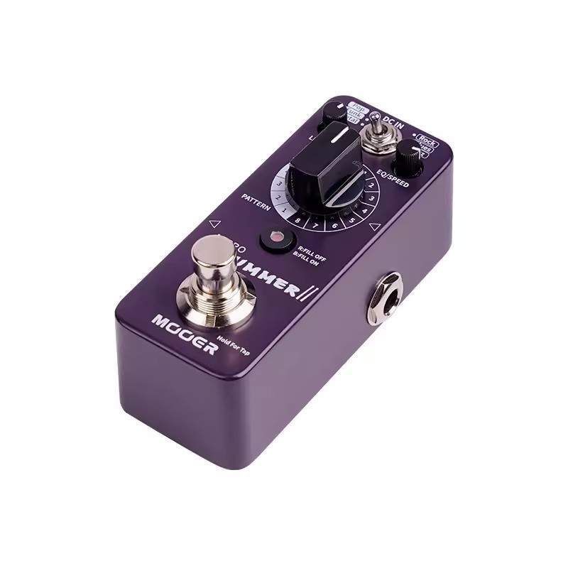 MOOER魔耳电吉他单块效果器MICRO DRUMMER II落地式鼓机迷你小型