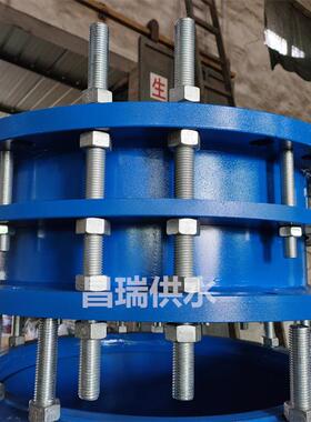 C2F型双法兰传力接头水管道双法兰松套传力接头DN200DN150PN10