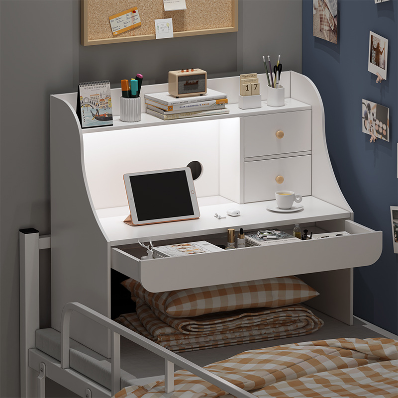 宿舍床尾桌床上桌大学生悬空电脑桌可折叠懒人上下铺书桌寝室学习