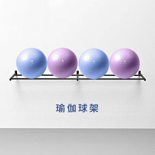 壁挂瑜伽球架健身房专用置球架健身重力球瑜伽球摆放架置物架收纳