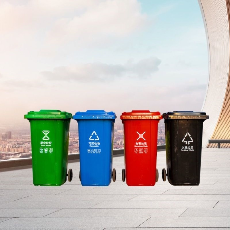 户外三分类垃圾亭环卫垃圾桶雨棚简易收集亭城市不锈钢宣传栏定制