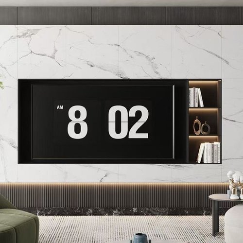 电视壁龛定制不锈钢电视机背景柜电视柜65/75/85/100寸定制背景墙