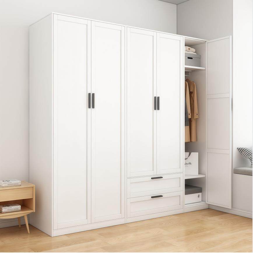 钢制衣柜无甲醛家用卧室收纳柜儿童房大容量简约铁艺衣橱