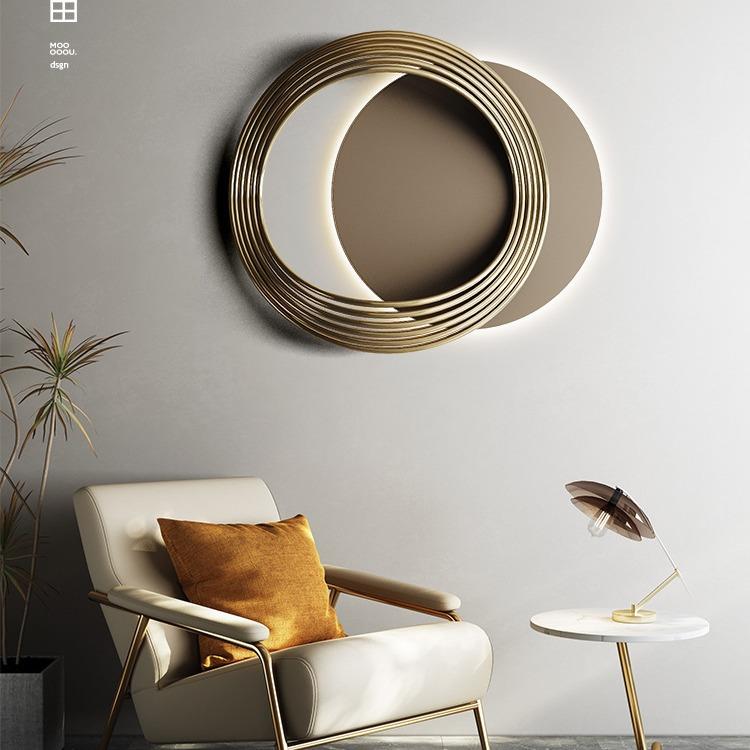 简约客厅墙面装饰金属壁挂立体墙饰餐厅玄关沙发背景挂件床头壁饰