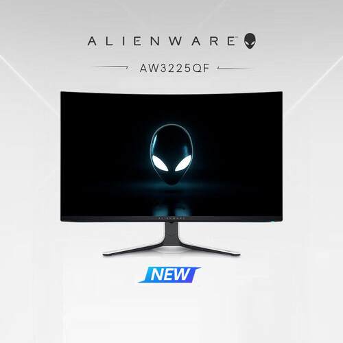 外星人ALIENWARE32英寸曲面显示器低蓝光游戏电脑高刷屏AW3225QF