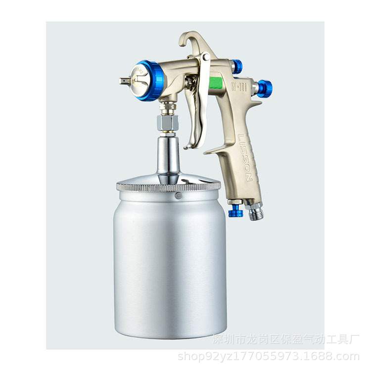 虹吸式上下壶工业气动喷枪W-101汽车家具玩具皮具工业油漆专用