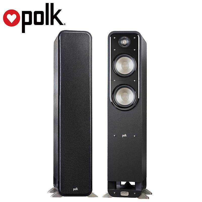 Polkaudio/普乐之声S55无源HiFi音箱家用家庭影院落地主音响