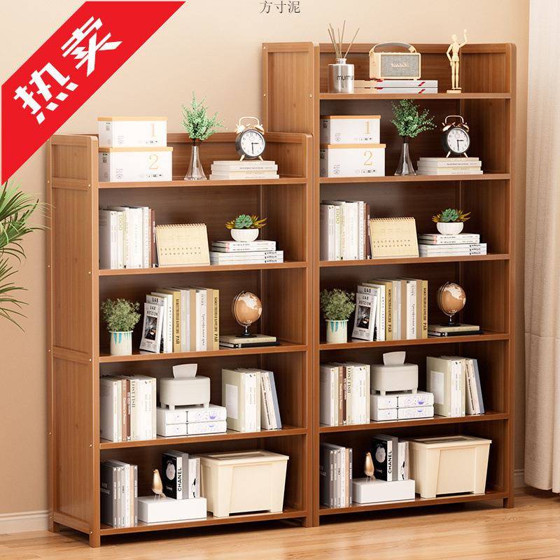 书架学生落地置物架简易多层多功能儿童收纳储物架客厅家用书柜厂