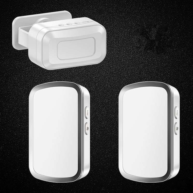 门口欢迎光临感应器店铺进门语音播报提醒迎宾报警器超市分体门铃