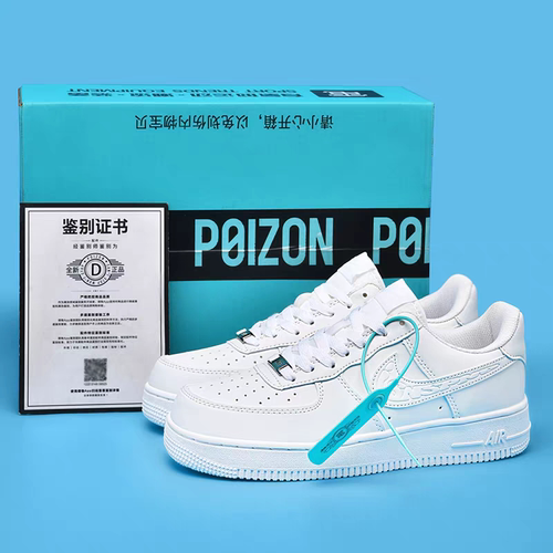 AJ空军一号纯白男女空军黑白板鞋A­­J男鞋情侣鞋秋冬季板鞋